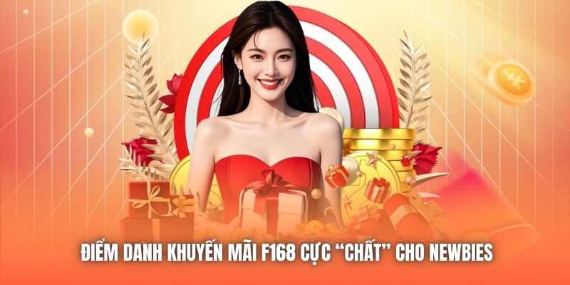 Điểm danh khuyến mãi F168 cực “chất” cho newbies
